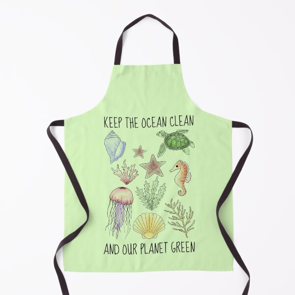 Item preview, Keep the Ocean Clean – Ocean Conservation Design with Marine Animals designed and sold by RockFireMerch.