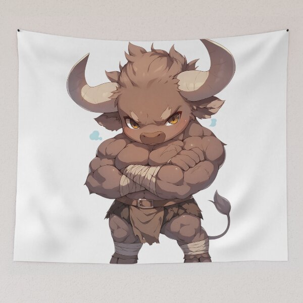 Item preview, Cute Minotaur DnD designed and sold by bapupa.