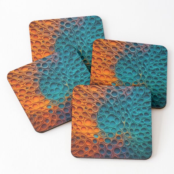Item preview, Liquid Gradient Cells designed and sold by Kaleidoscope Print.