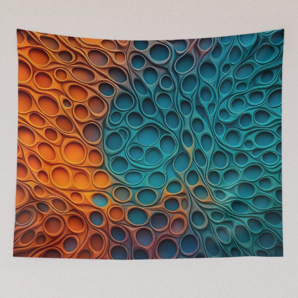 Item preview, Liquid Gradient Cells designed and sold by Kaleidoscope Print.