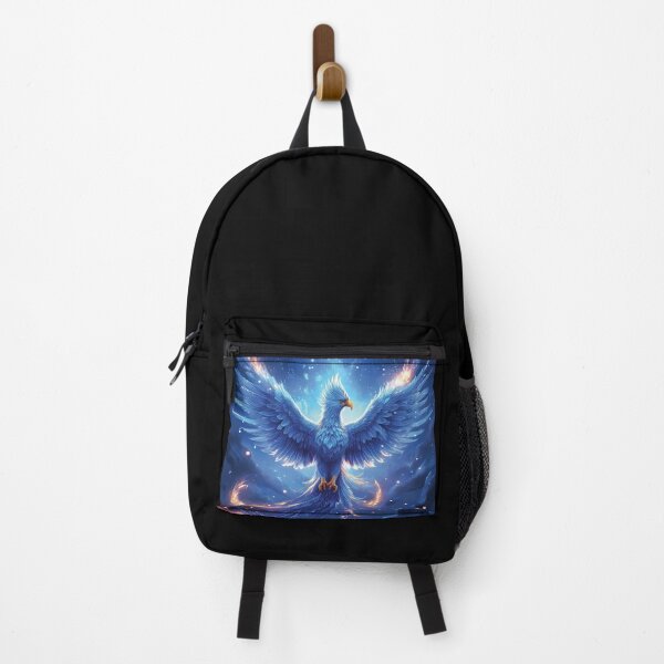 Item preview, Azure Phoenix - Flames of the Midnight Sky designed and sold by MDKey DESIGN.