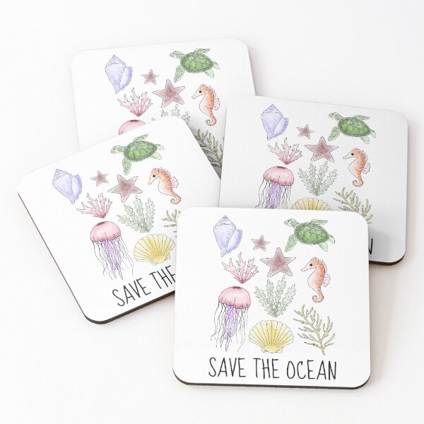 Item preview, Save The Ocean - Eco Friendly Ocean Conservation designed and sold by RockFireMerch.