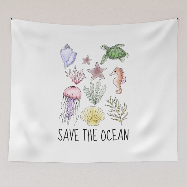 Item preview, Save The Ocean - Eco Friendly Ocean Conservation designed and sold by RockFireMerch.