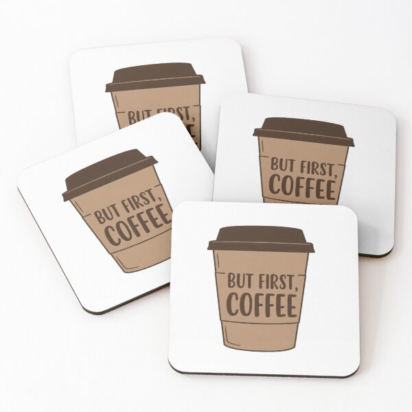 Item preview, But First, Coffee - Minimalist Coffee Cup Graphic designed and sold by DoodleDesign33.