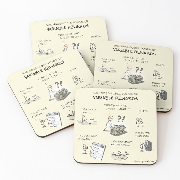 Item preview, Variable Rewards designed and sold by Sketchplanations.
