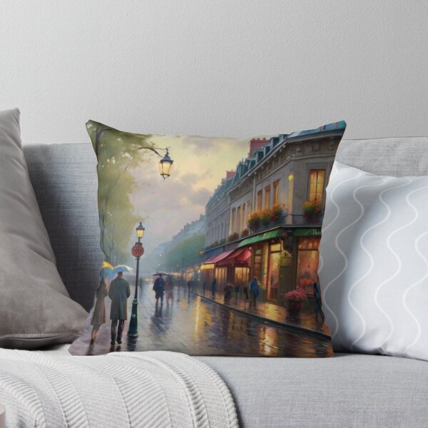 Item preview, Rainy Reflections on a Parisian Street designed and sold by BlareBlare.