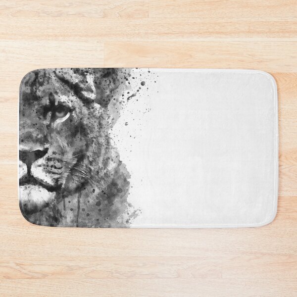 Item preview, Half-Faced Lioness Watercolor designed and sold by caracatita75.