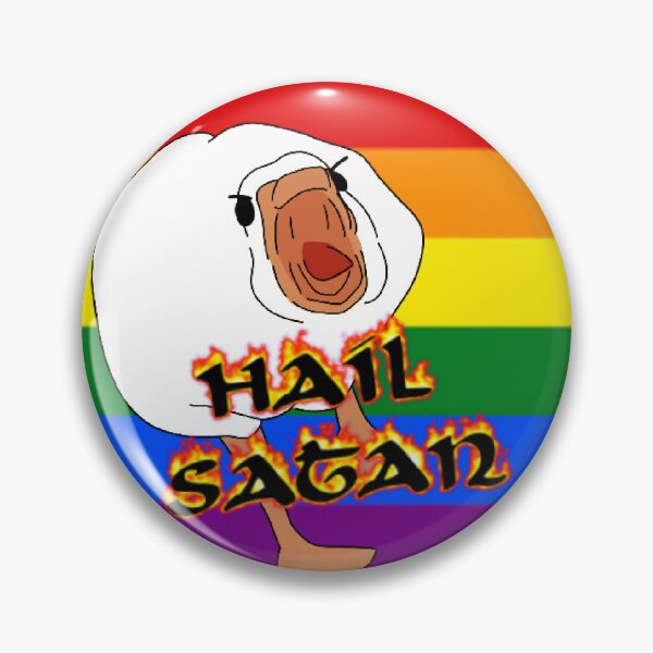 Item preview, Hail Satan Angry Gay Goose designed and sold by vwlilly.