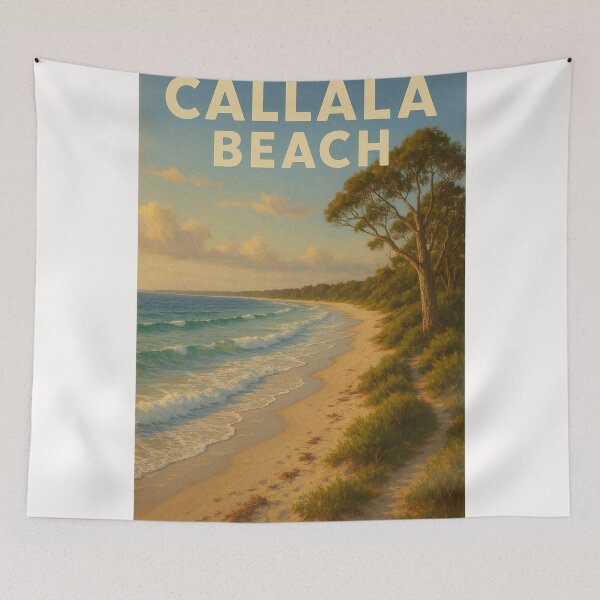 Item preview, Callala Beach Sunset – Eucalypts and Gentle Waves designed and sold by Places On Earth.