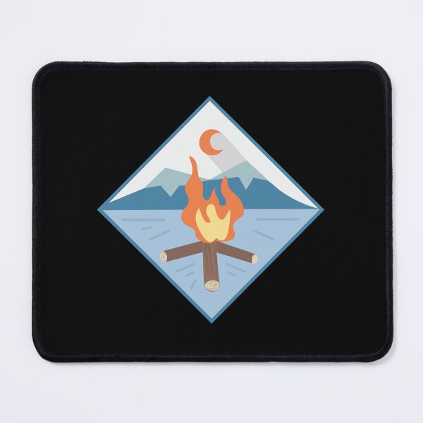 Item preview, Campfire and mountain range color designed and sold by jazzydevil.