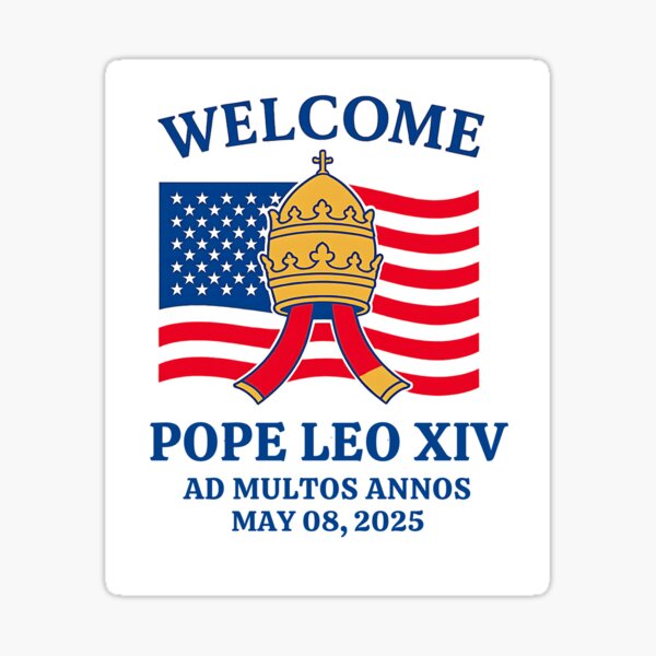 Item preview, Pope Leo XIV 2025 Election Art:  American Catholic Heritage Illustration designed and sold by elynne9.