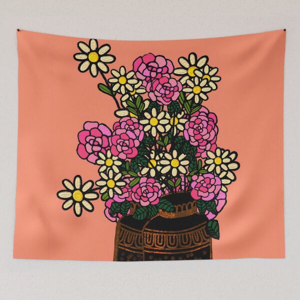 Item preview, Floodle daisies & roses designed and sold by bekki smith.
