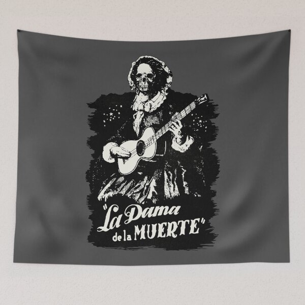 Item preview, Vintage Calavera Guitar Lady designed and sold by Kujo Dangerous Vintage.
