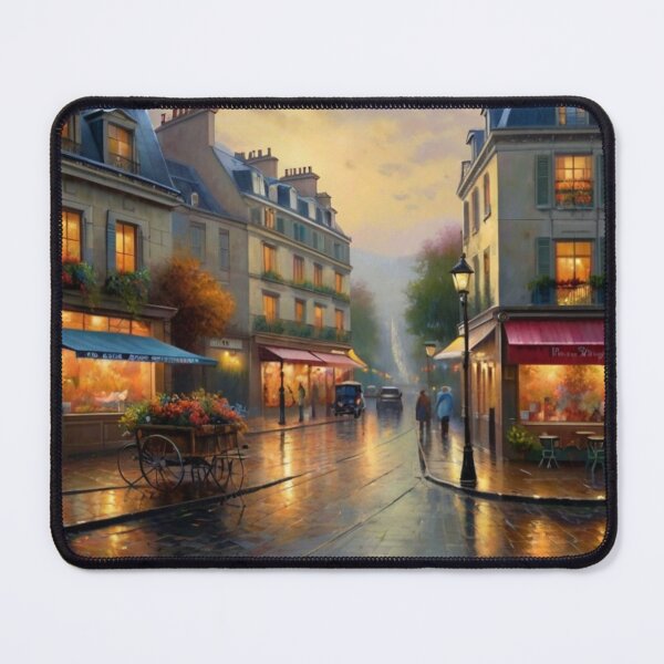 Item preview, Grey Skies, Golden Lights: A Parisian Rainy Day designed and sold by BlareBlare.