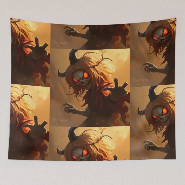 Item preview, Spooky Halloween character artwork illustration designed and sold by Vintage Designs +.
