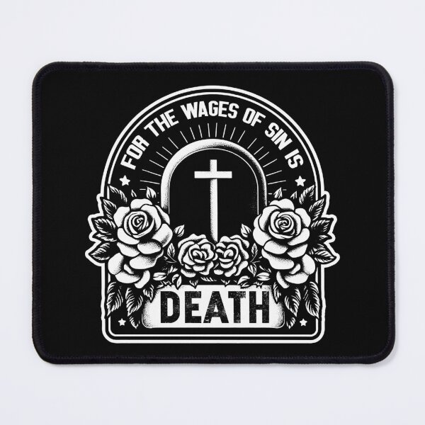 Item preview, Romans 6:23 For The Wages Of Sin Is Death designed and sold by plushism.