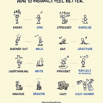 Artwork thumbnail, How to Instantly Feel Better by Sketchplanations