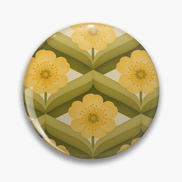 Item preview, 1970 Geometric Floral Pattern  designed and sold by crazypattern.