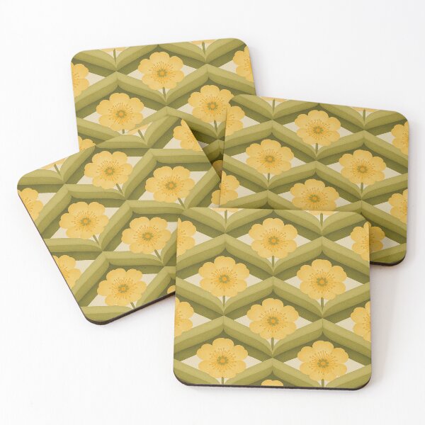 Item preview, 1970 Geometric Floral Pattern  designed and sold by crazypattern.