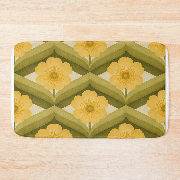 Item preview, 1970 Geometric Floral Pattern  designed and sold by crazypattern.