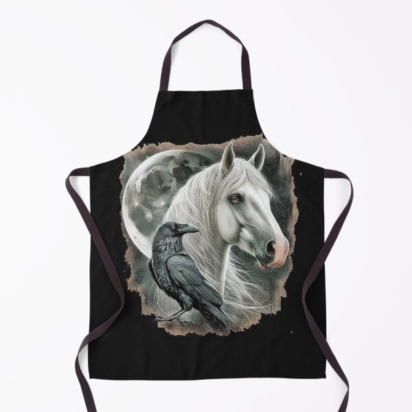 Item preview, Raven White Horse Moon t-shirt designed and sold by candiscamera.