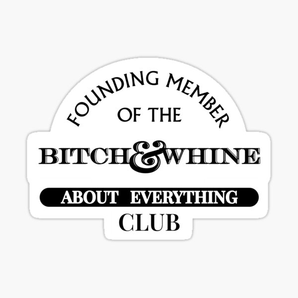 Join the B&W Club Sticker