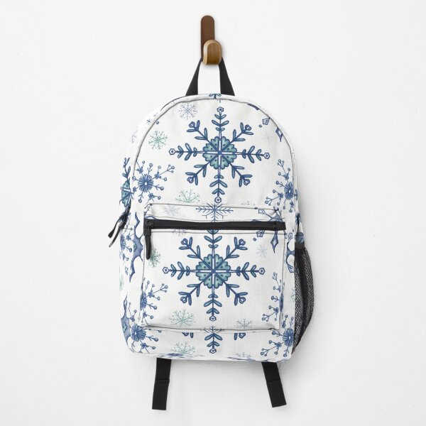 Item preview, Inky Snowflakes Seamless Pattern designed and sold by Winooski Designs.