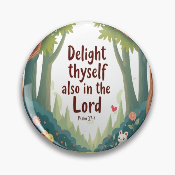 Item preview, Whimsical Forest with "Delight Yourself" Verse designed and sold by Kalandrakas Online.