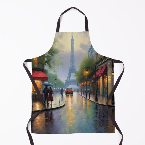 Item preview, Parisian Street in the Rain: A Painted Moment designed and sold by BlareBlare.