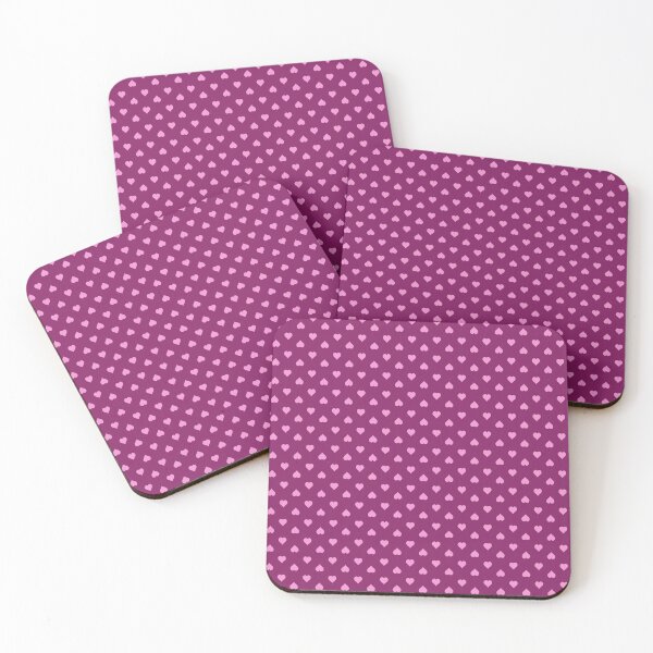 Item preview, Cute Pink Hearts on Berry Pattern designed and sold by scome.