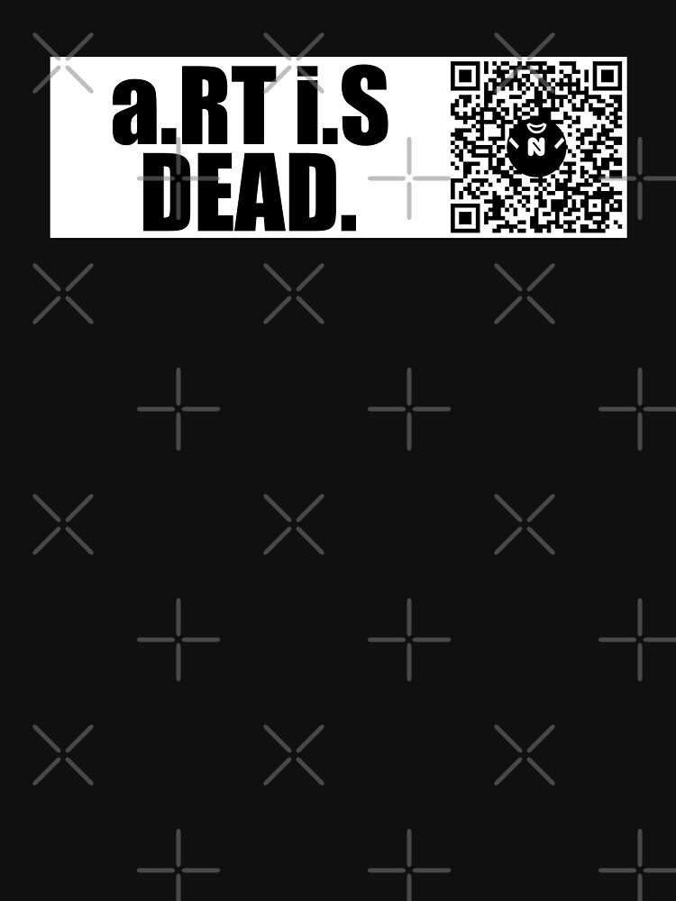 Thumbnail 7 of 7, Classic T-Shirt, Lg - a.RT i.S DEAD. - Large Print designed and sold by Nicos-NovelTs.