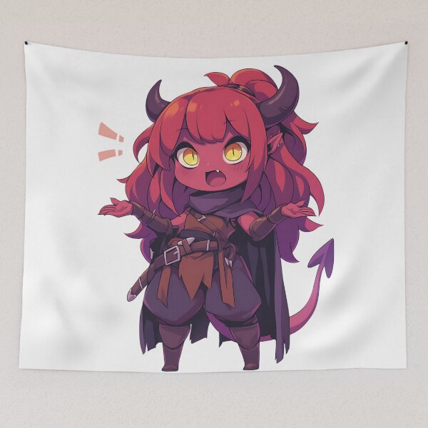 Item preview, Cute Tiefling DnD designed and sold by bapupa.