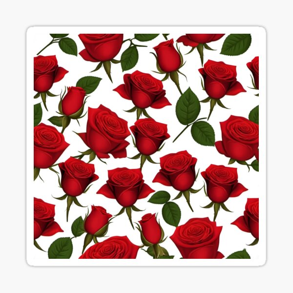 Aperçu de l'œuvre Les roses sont rouges créée et vendue par GlammedPalette.