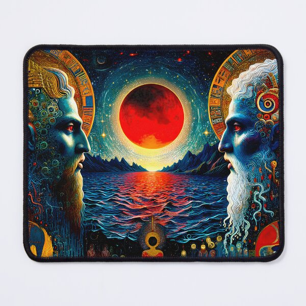Item preview, Nu and the Primeval Ocean - Egyptian Spiritual Décor designed and sold by Stoneflower-Art.