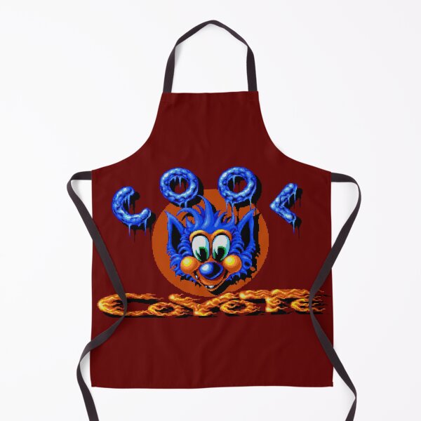 Item preview, Fire and Ice Cool Coyote Retro Game Art designed and sold by Retr0Tshirts.