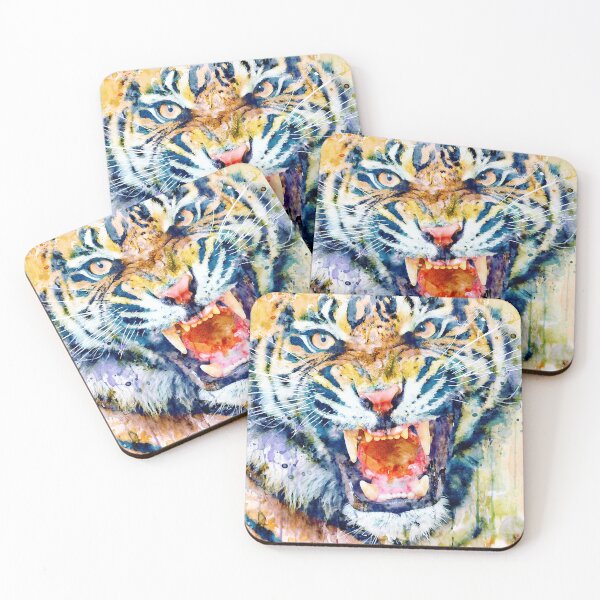 Item preview, Roaring Tiger Portrait designed and sold by caracatita75.