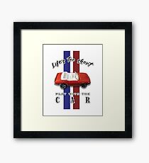 Play with the car Framed Print