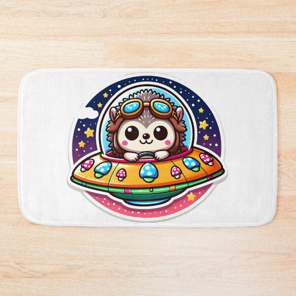 Item preview, UFO Space Hedgehog designed and sold by ArtistEmbrace.