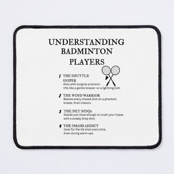 Item preview, Understanding Badminton Players – Funny Quotes for Smash-Loving Athletes designed and sold by PsyFlow35.