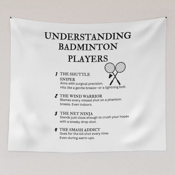 Item preview, Understanding Badminton Players – Funny Quotes for Smash-Loving Athletes designed and sold by PsyFlow35.