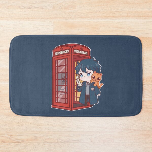 Item preview, Raven House Magic Station – Cute Wizard Boy & Cat designed and sold by BGMeYou.