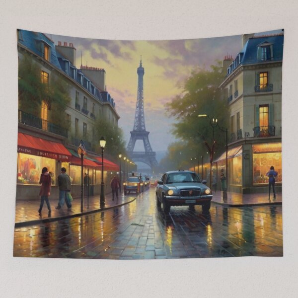 Item preview, Drizzle Over the Parisian Pavement designed and sold by BlareBlare.