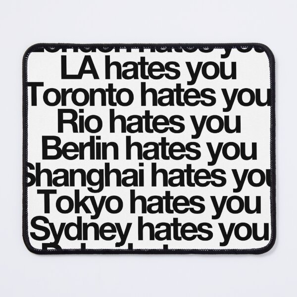 Item preview, Indie sleaze, Cities hate you  designed and sold by lognet.