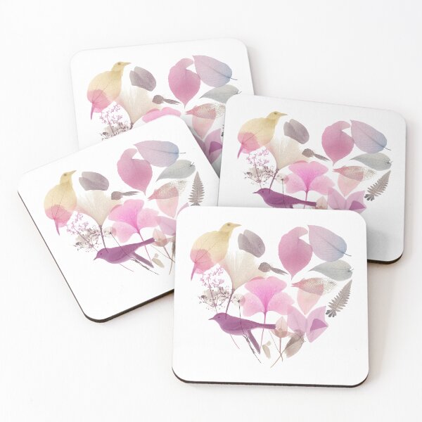 Item preview, Heart of Nature – Botanical Love Collage designed and sold by Moss and Moon Studio.