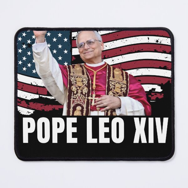Item preview, New Pope Leo XIV Robert American Flag designed and sold by berenger04.