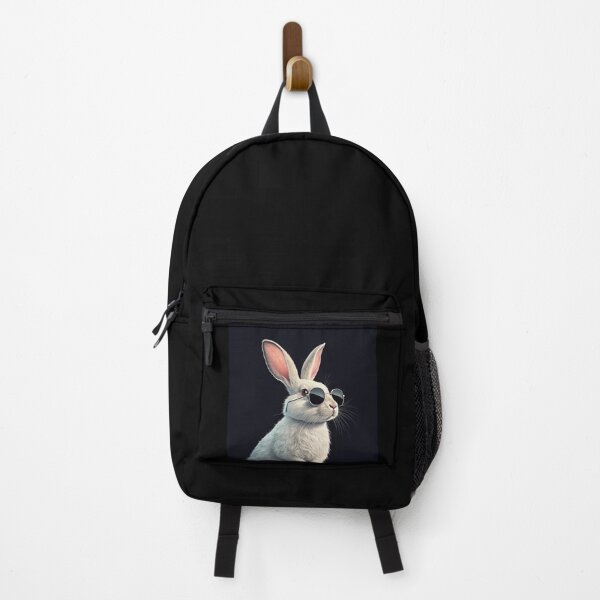 Item preview, chill white bunny with sunglasses designed and sold by Roma King.