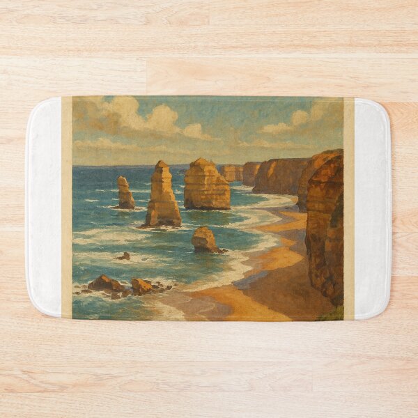 Item preview, Callala Beach – Couple Walking Along the Surf designed and sold by Places On Earth.