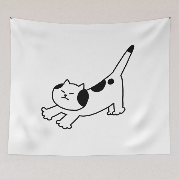 Item preview, a stretching Cat designed and sold by superbaechoo.