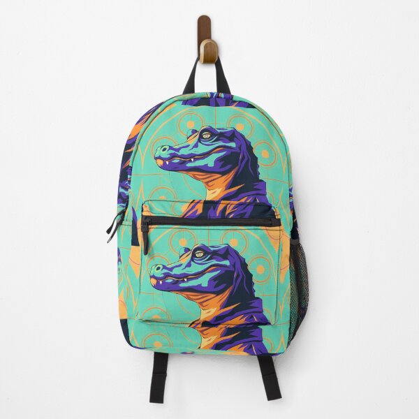 Item preview, Matrix Alligator Reptile Animal Geometric Background Modern Colorful designed and sold by ART ATTACK ZONE.