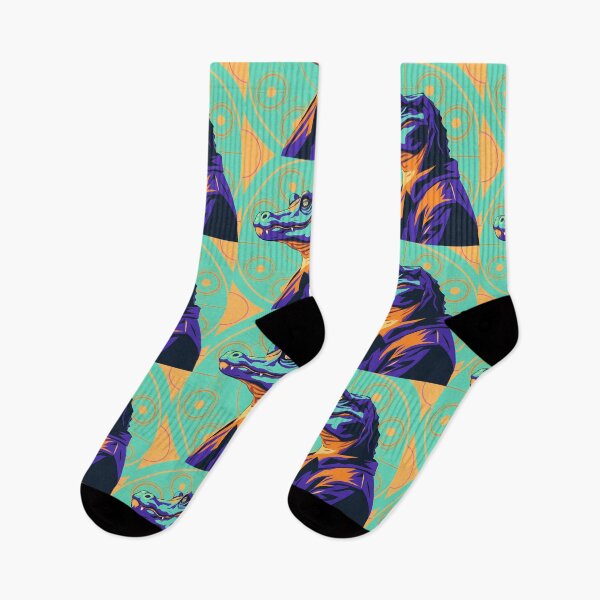 Item preview, Matrix Alligator Reptile Animal Geometric Background Modern Colorful designed and sold by ART ATTACK ZONE.